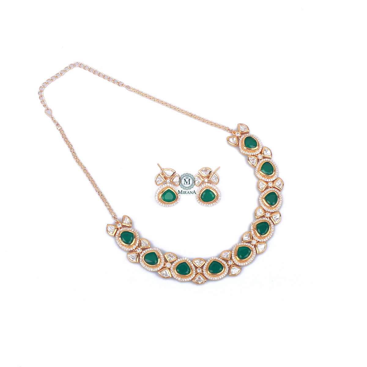 Nirali Polki Designer Necklace Set