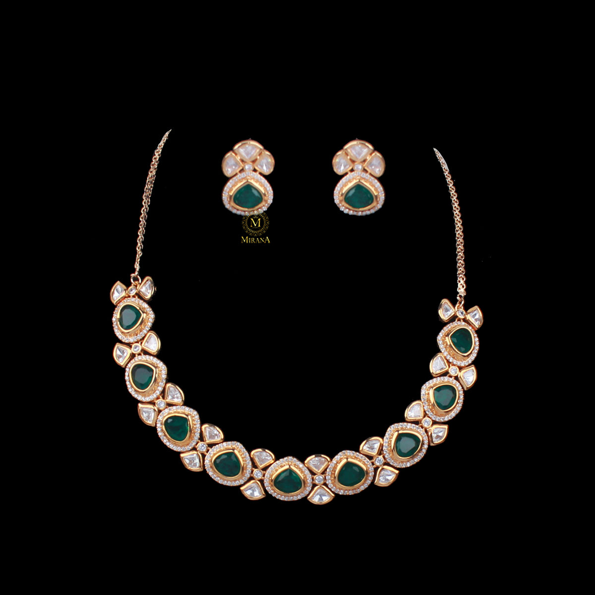 Nirali Polki Designer Necklace Set