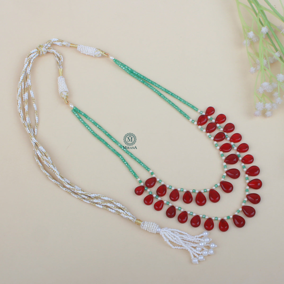 Nimisha Layered Beaded Necklace
