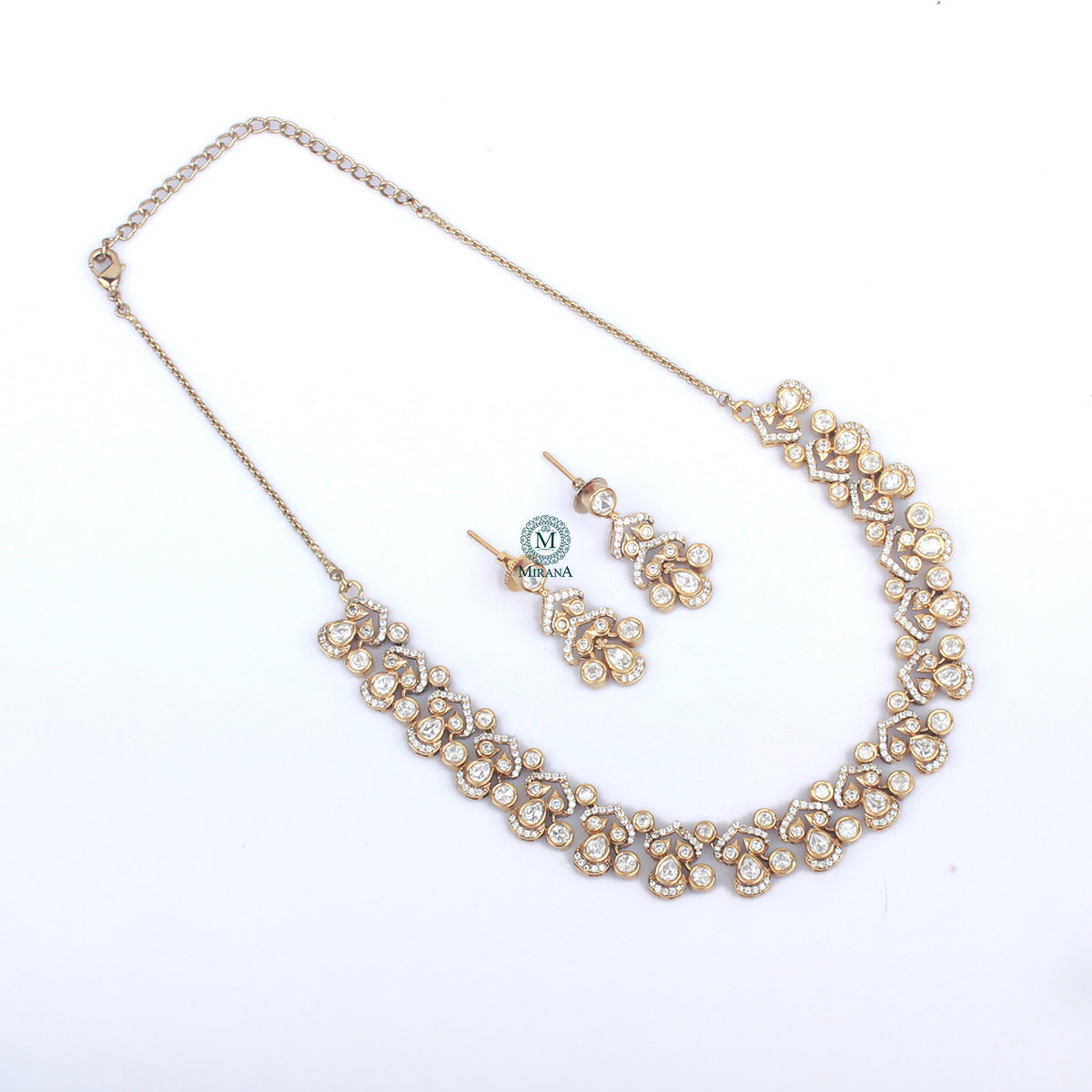 Dipti Polki Designer Necklace Set