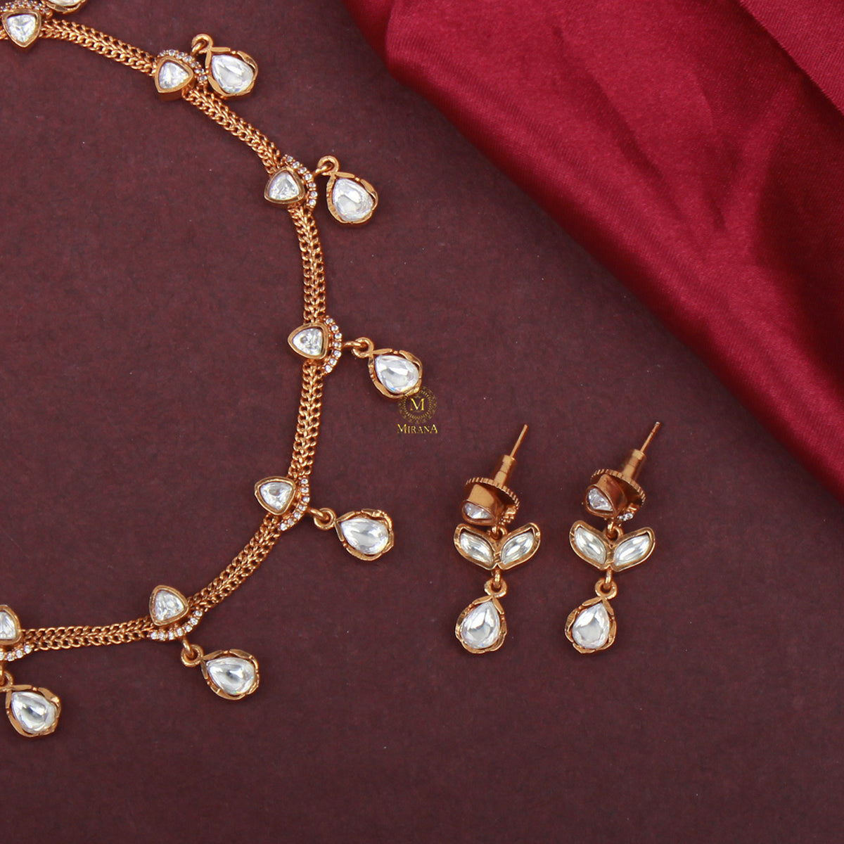 Piya Polki Designer Necklace Set
