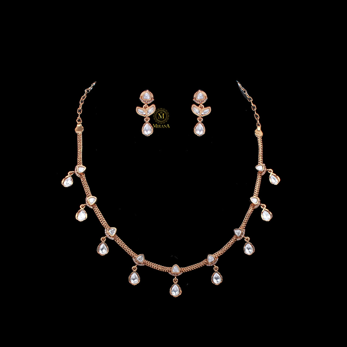 Piya Polki Designer Necklace Set