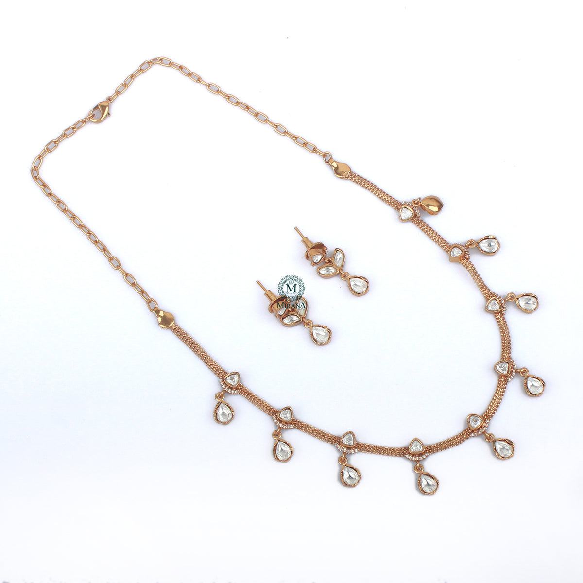 Piya Polki Designer Necklace Set