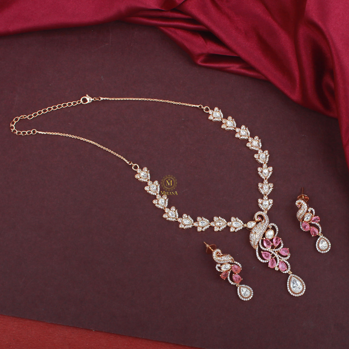 Mishka Polki Designer Necklace Set