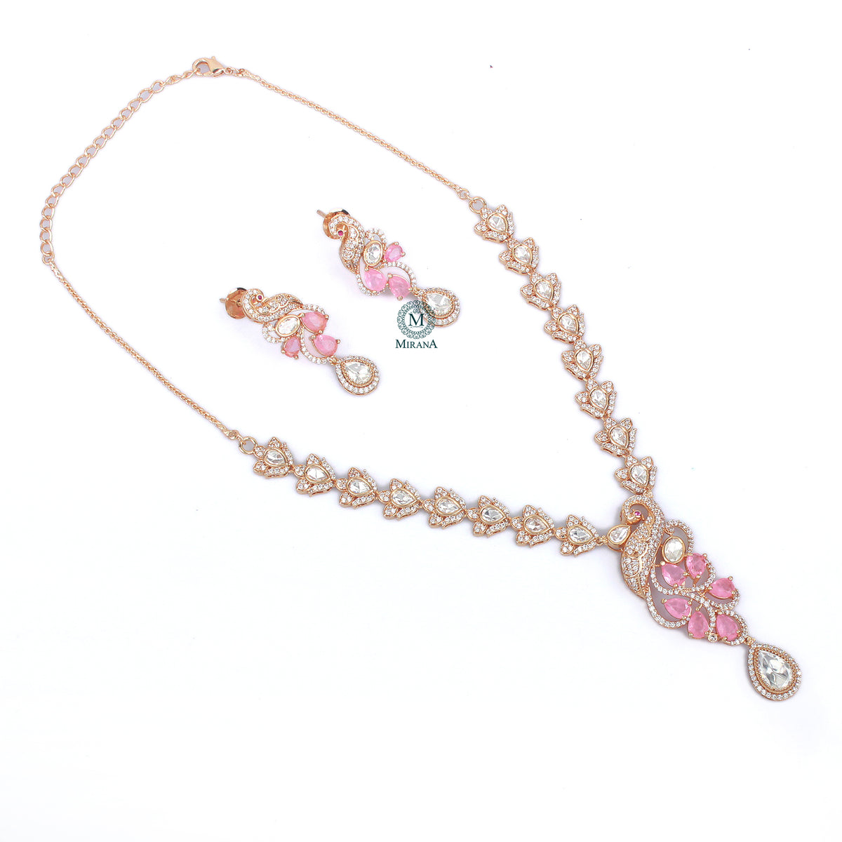 Mishka Polki Designer Necklace Set