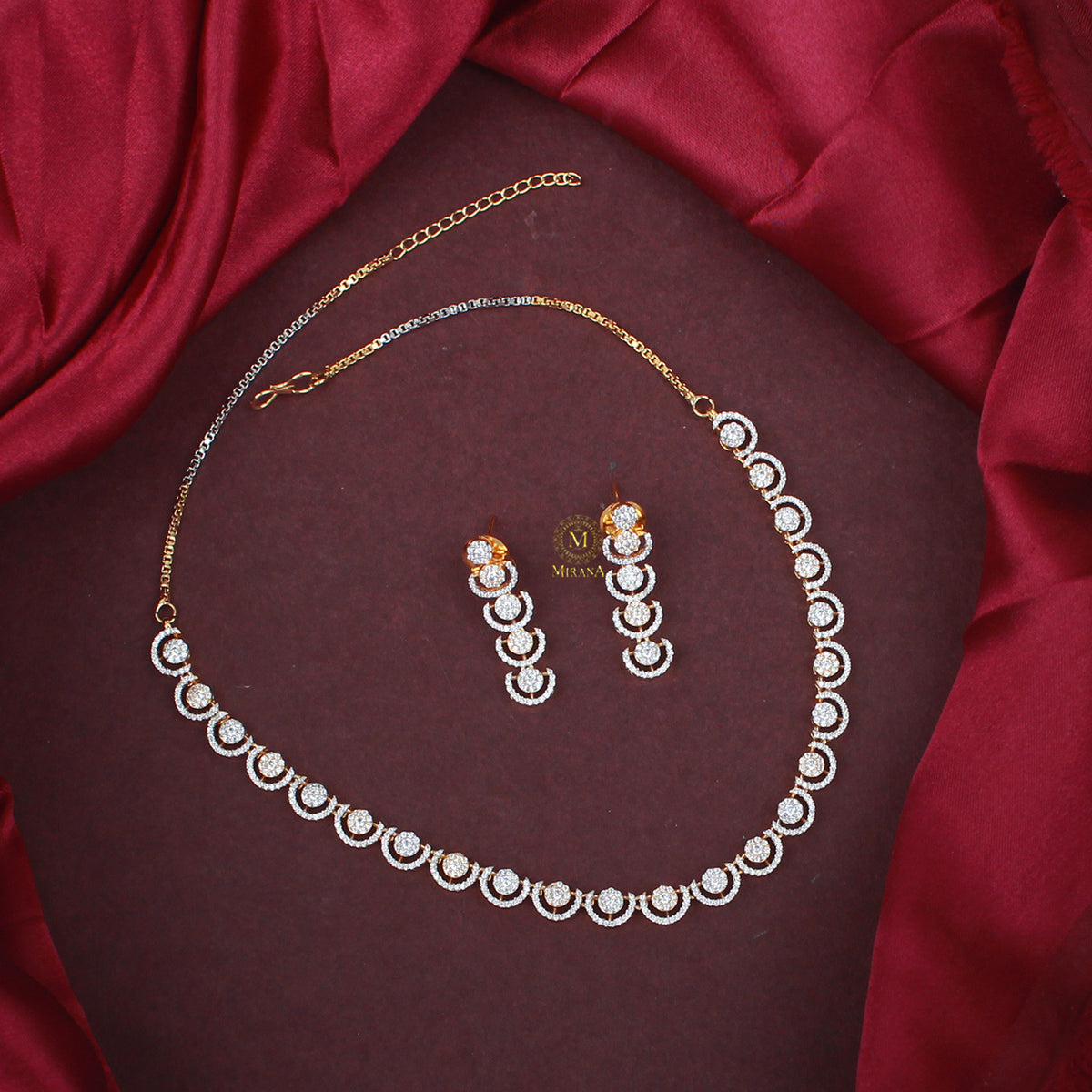 Arshi CZ Designer Necklace Set