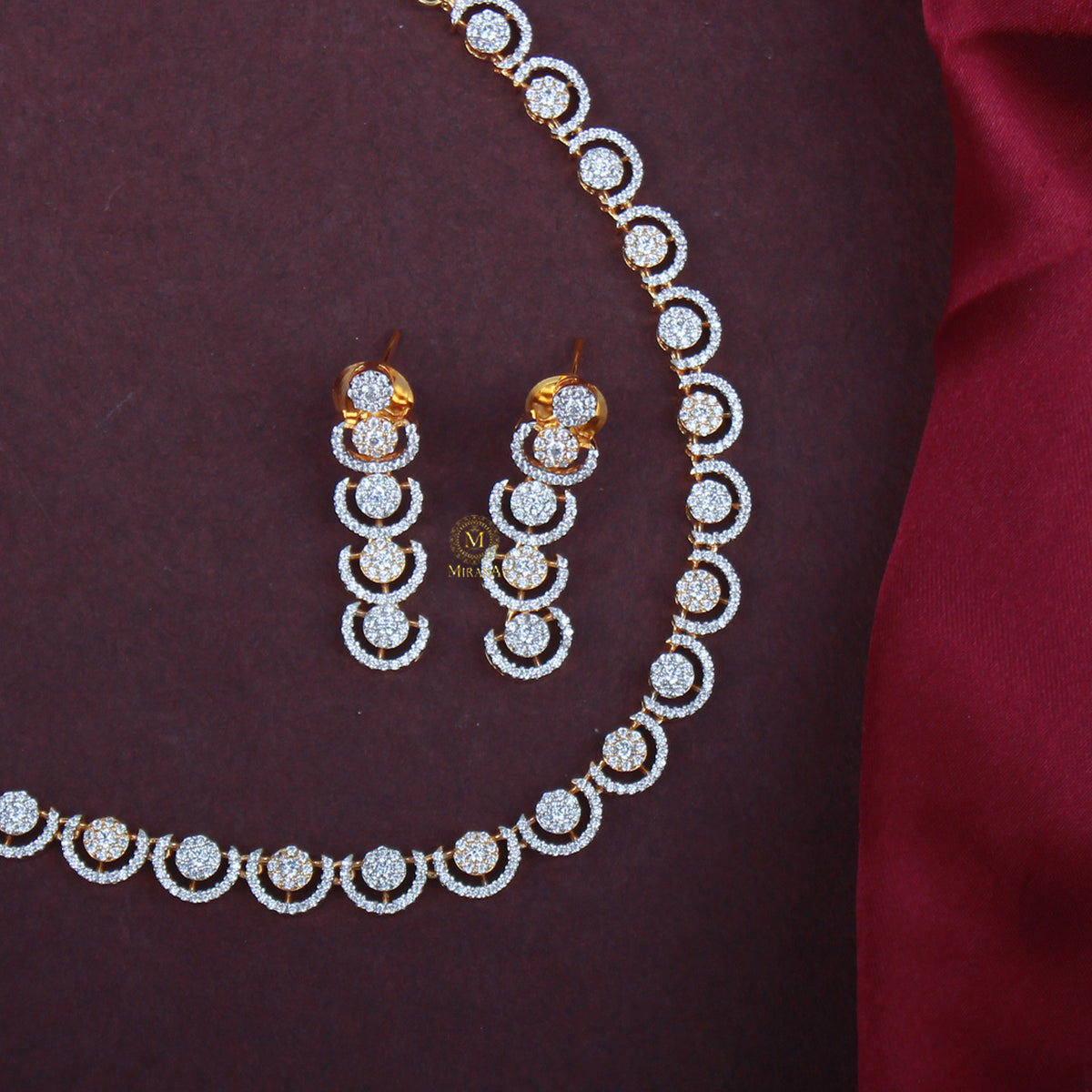 Arshi CZ Designer Necklace Set