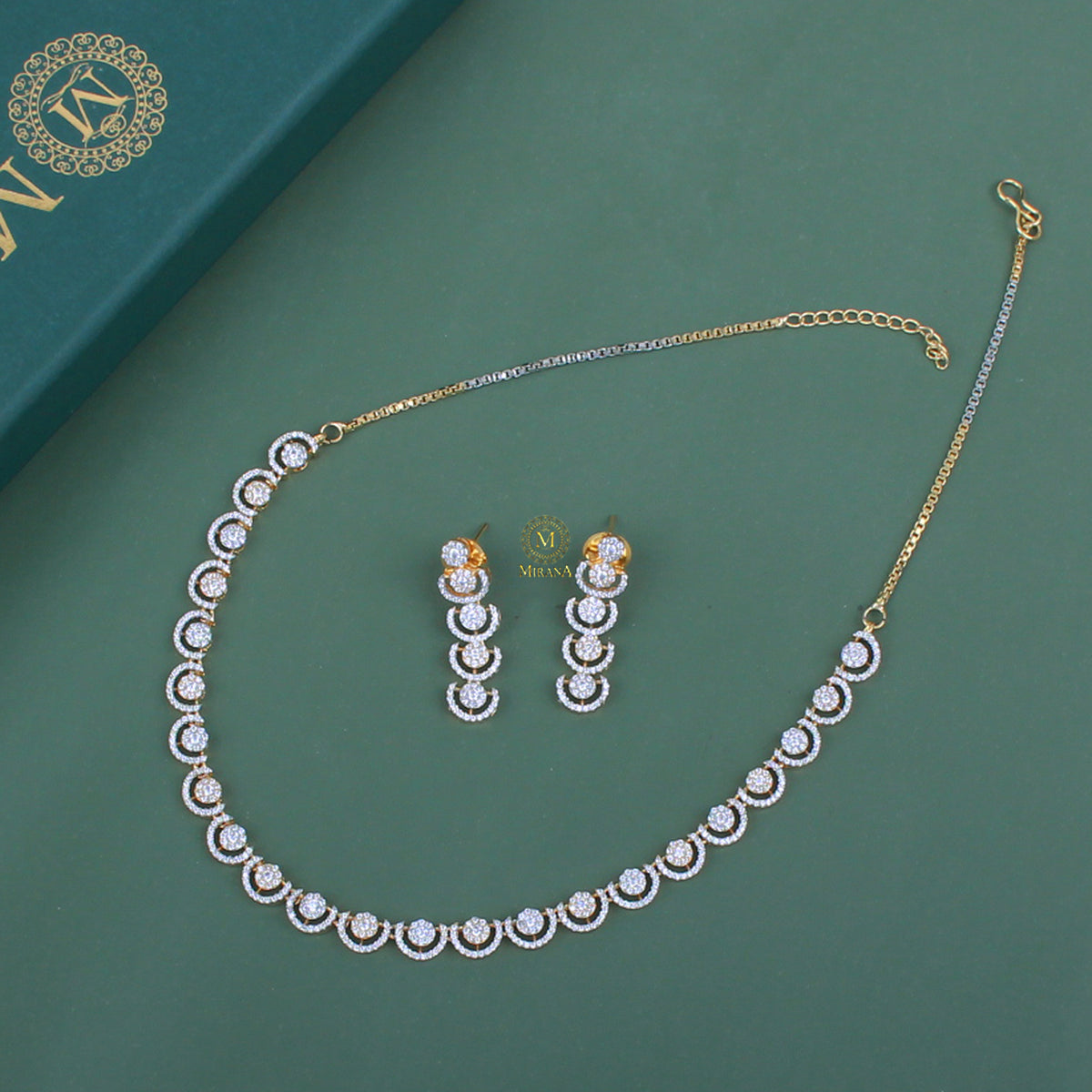 Arshi CZ Designer Necklace Set