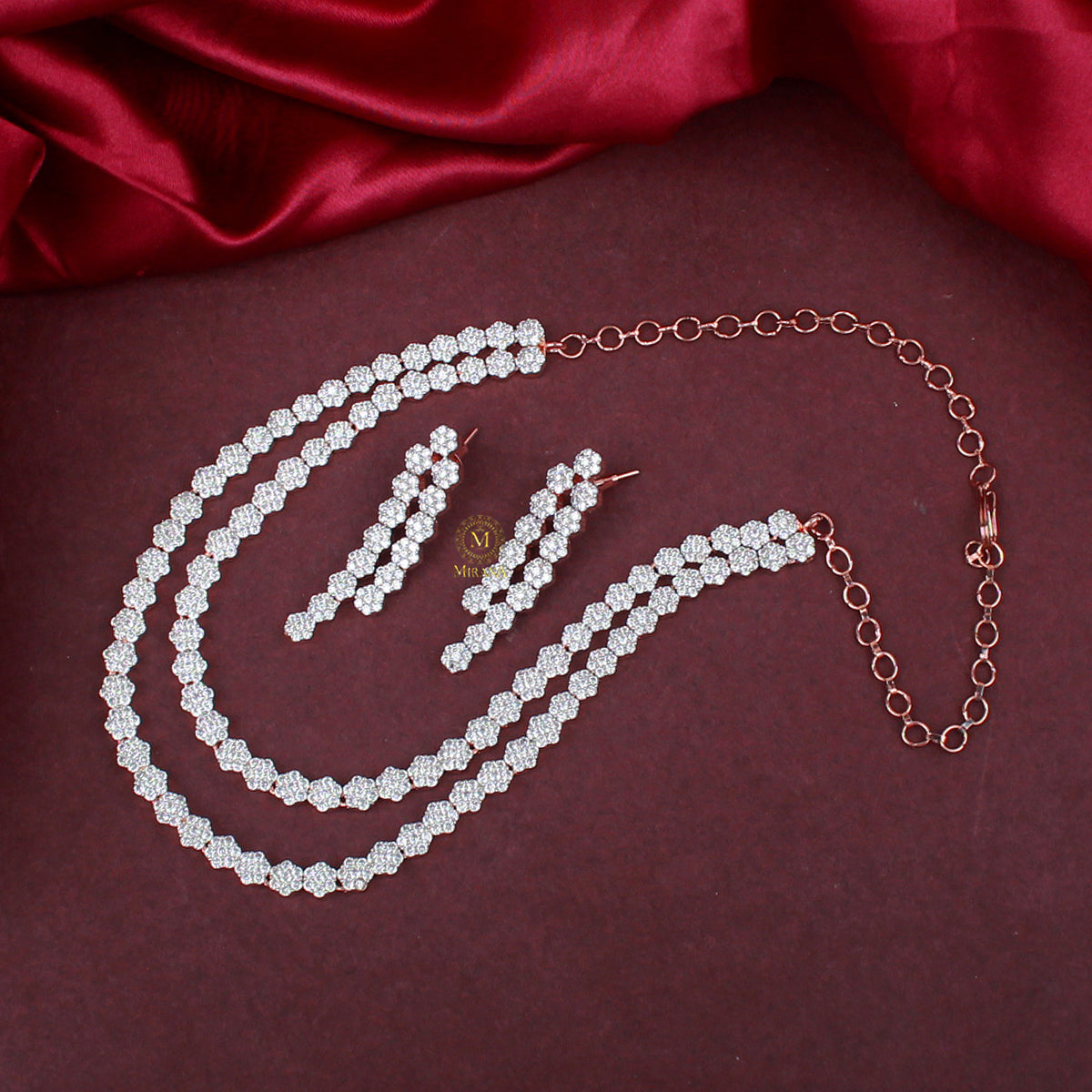 Liza CZ Layered Necklace Set