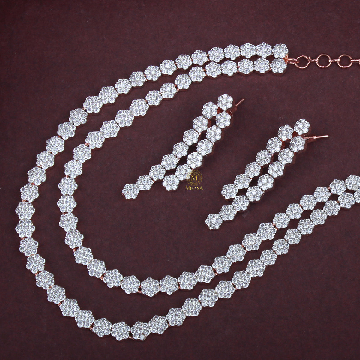 Liza CZ Layered Necklace Set