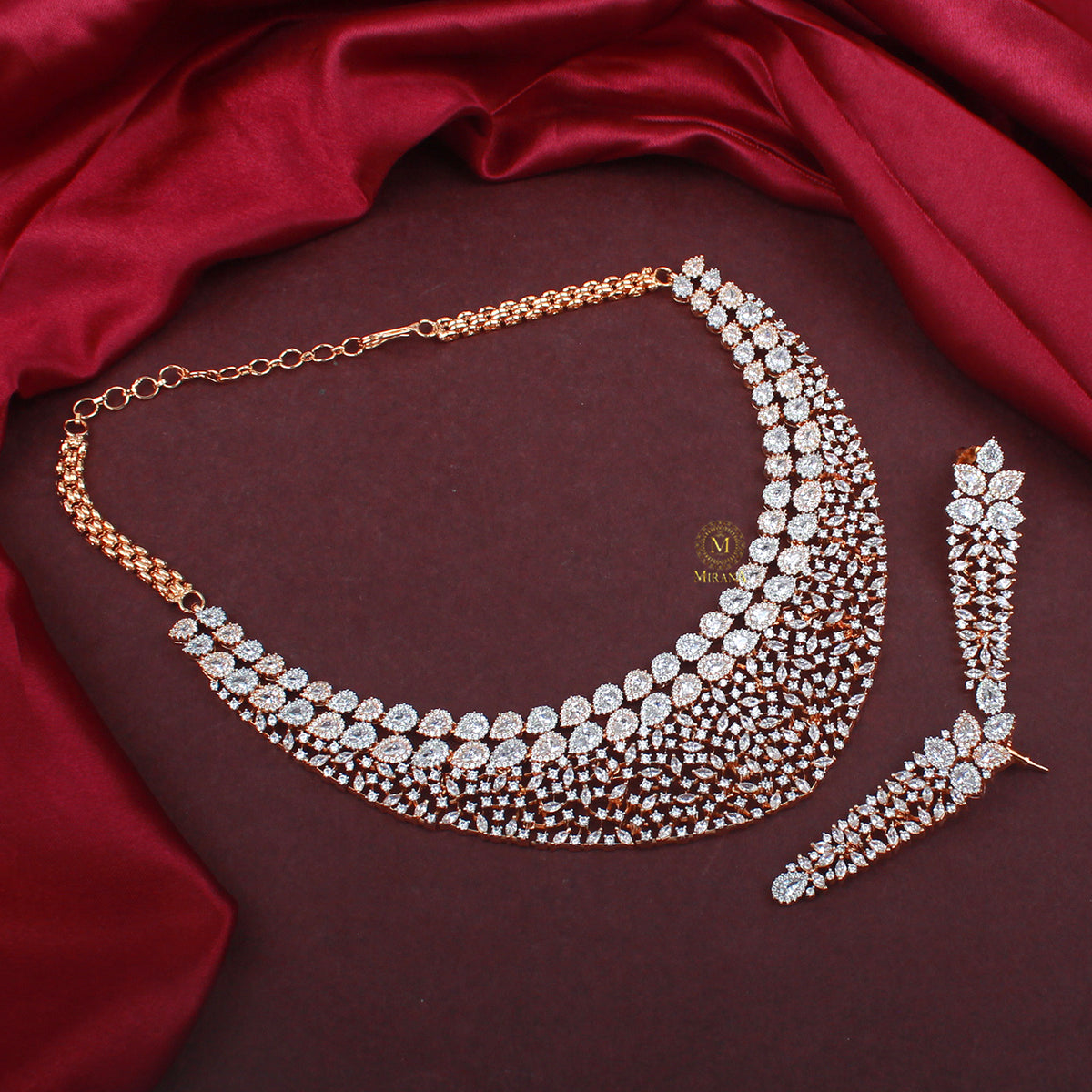 Maisha CZ Designer Necklace Set
