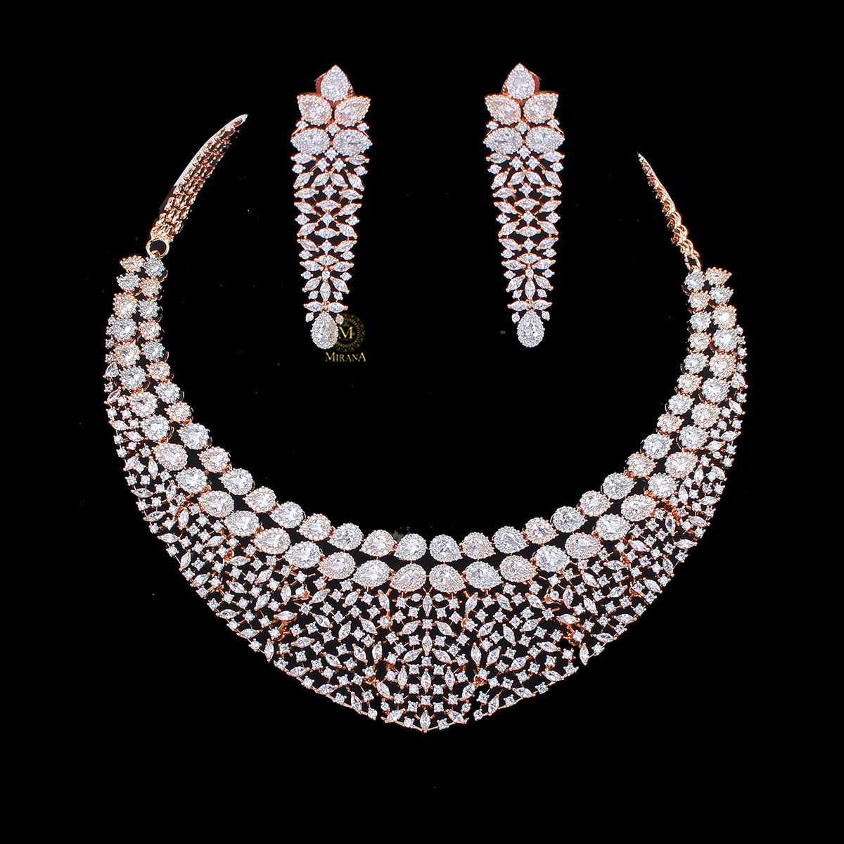 Maisha CZ Designer Necklace Set