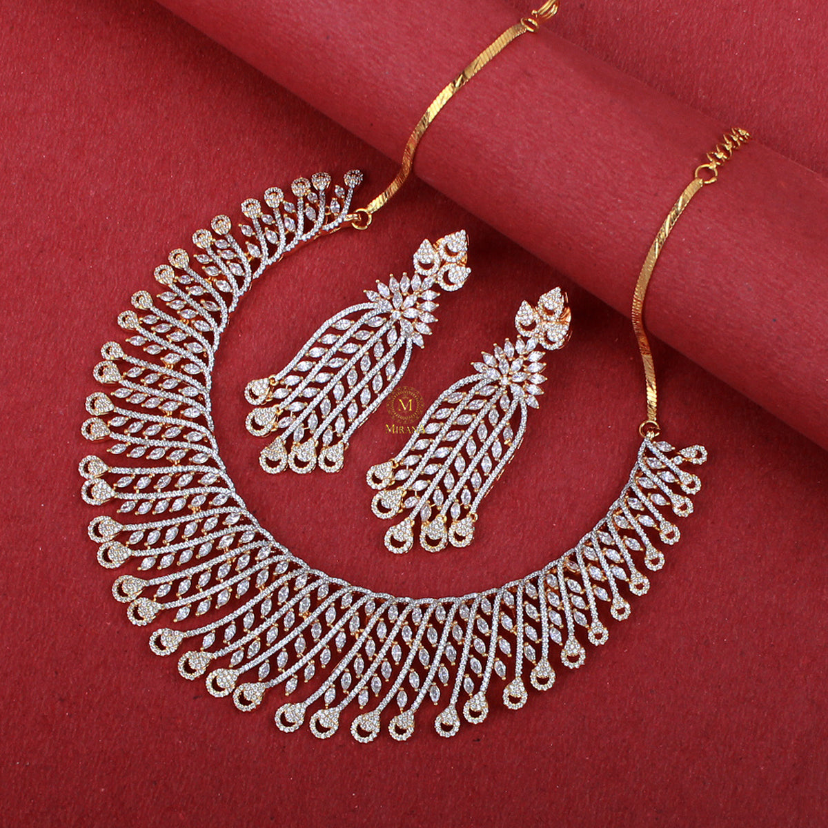 Shaina CZ Designer Necklace Set