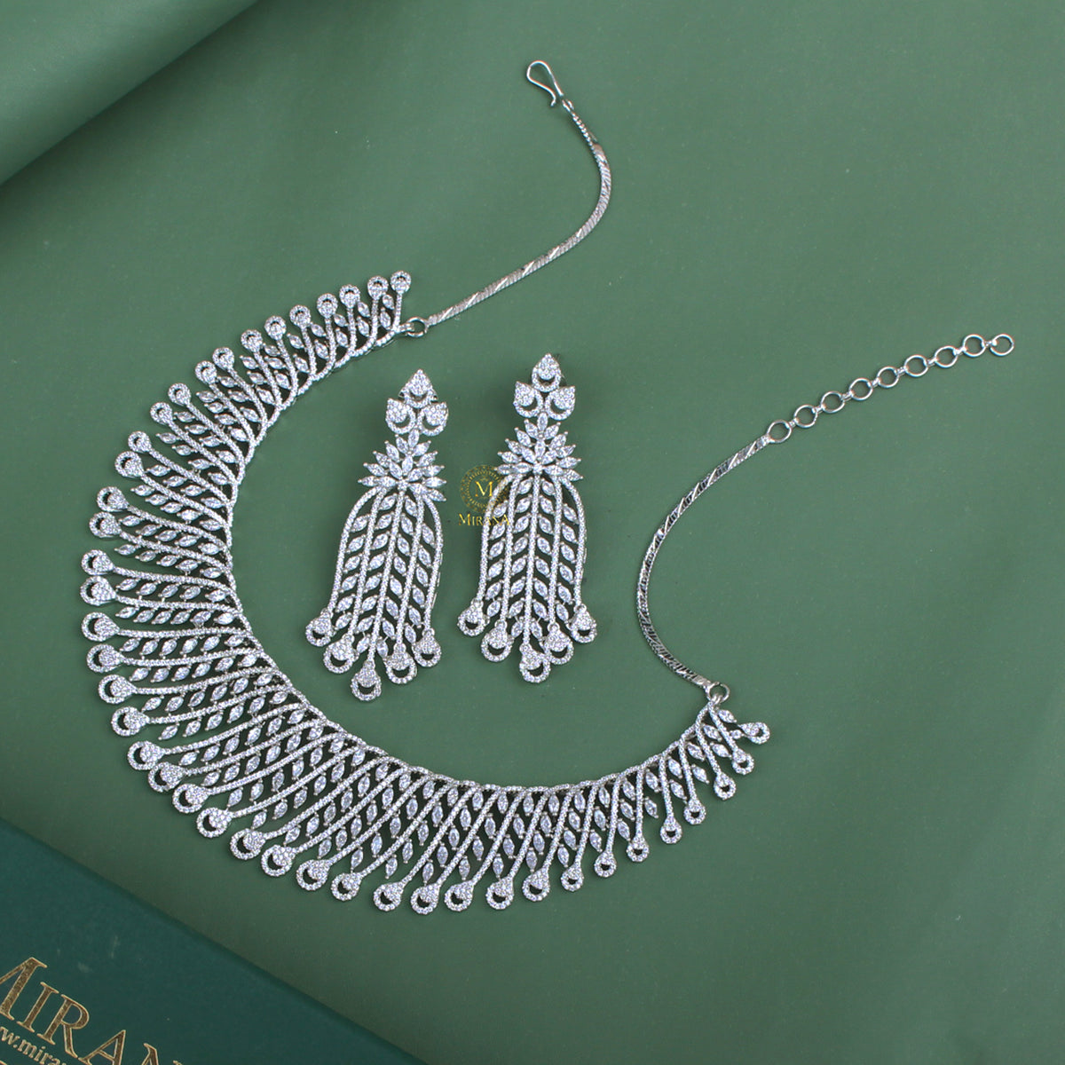 Shaina CZ Designer Necklace Set
