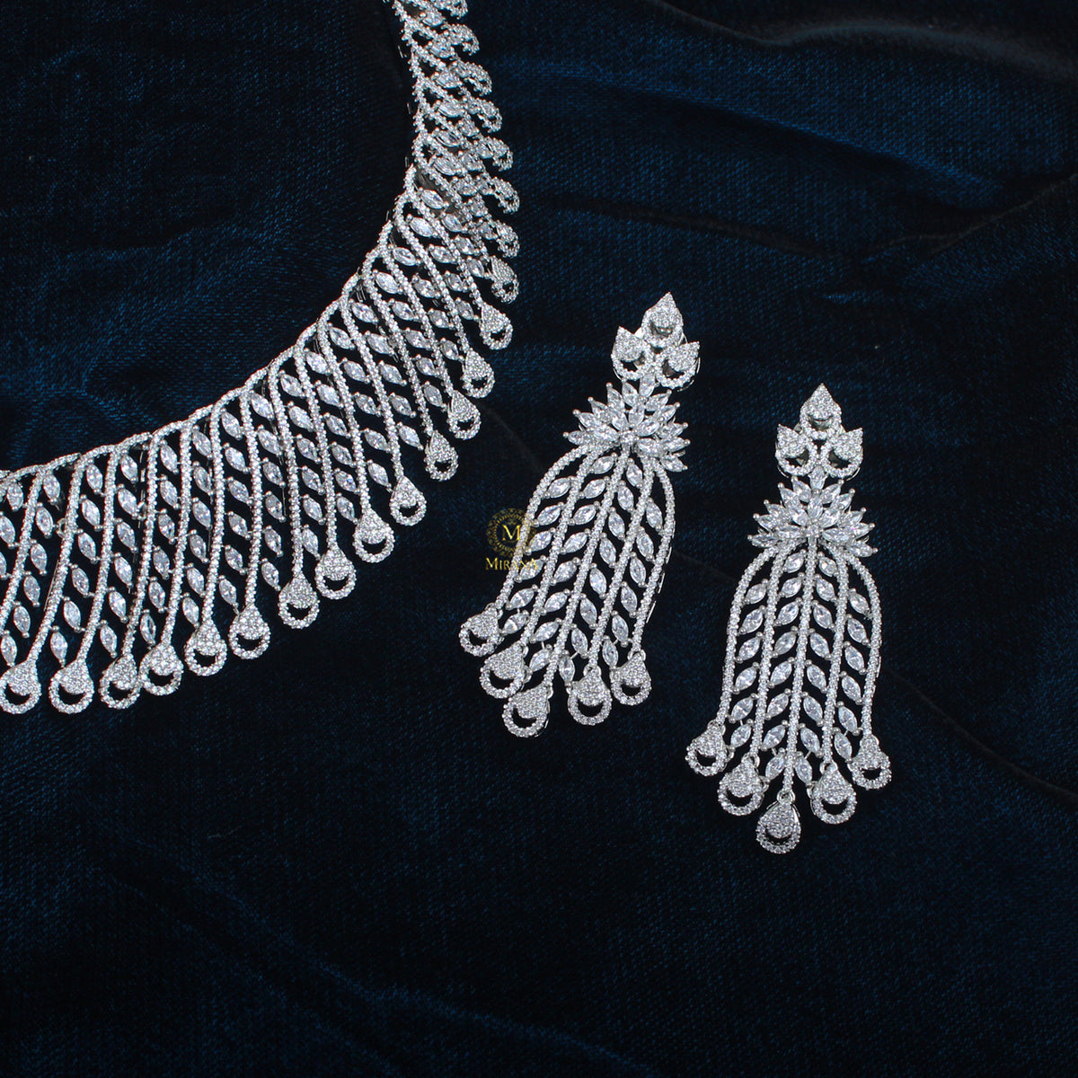 Shaina CZ Designer Necklace Set