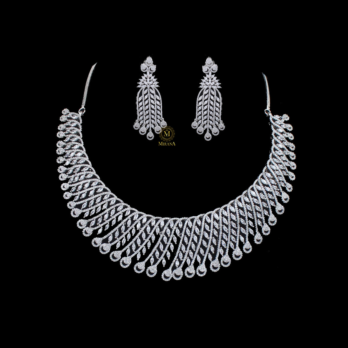 Shaina CZ Designer Necklace Set