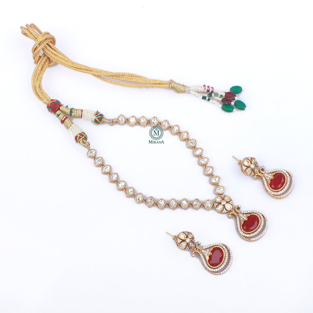 Taanishi Polki Designer Necklace Set