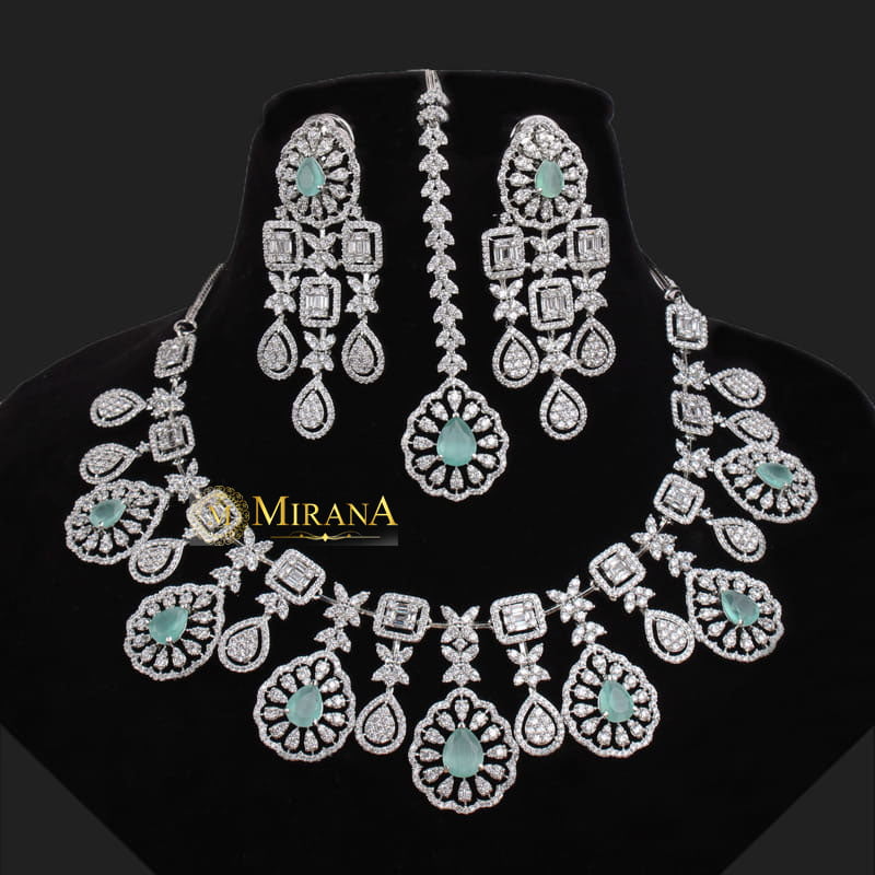 Harlyn Pastel Colored Bridal Look Necklace Set