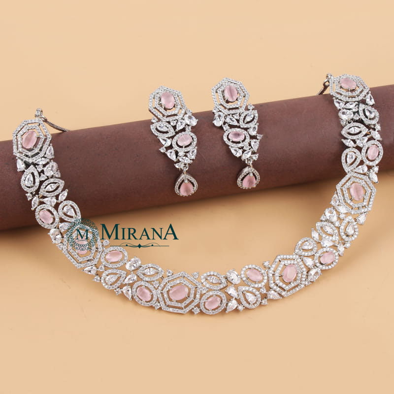MJNK21N369-1-Zoya-Pastel-Colored-Designer-Necklace-Set-Silver-Pink-Color-Look-10.jpg