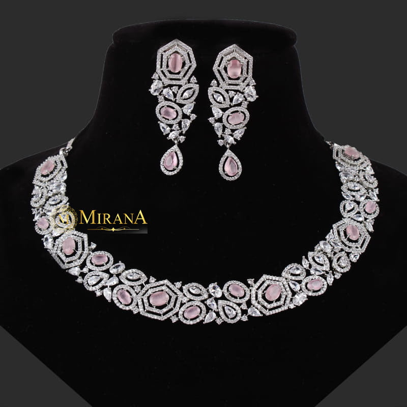 Zoya Pastel Colored Designer Necklace Set