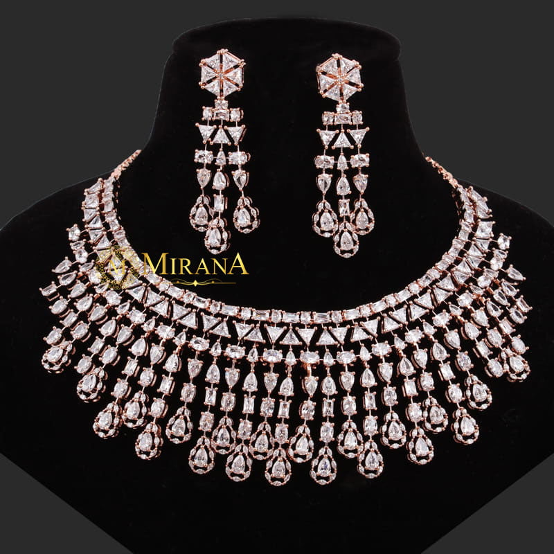Angela Waterfall Necklace Set
