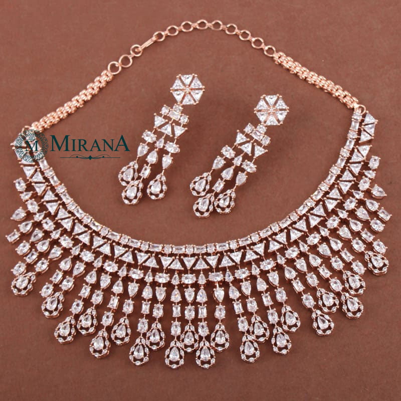 Angela Waterfall Necklace Set