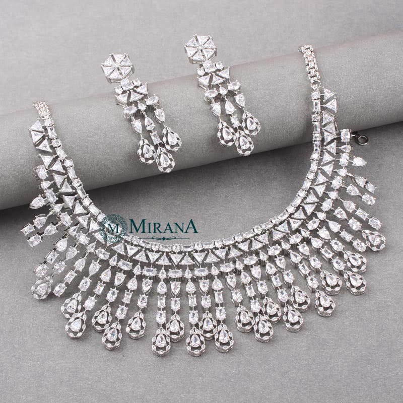 Angela Waterfall Necklace Set