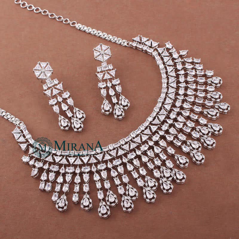 Angela Waterfall Necklace Set