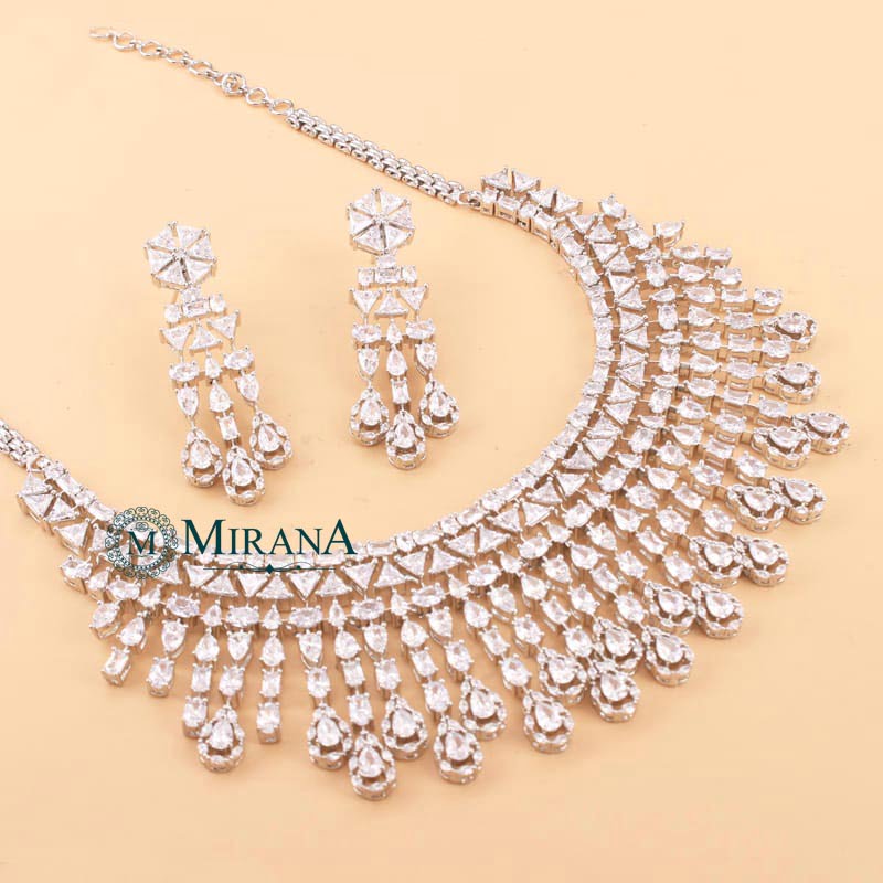 Angela Waterfall Necklace Set