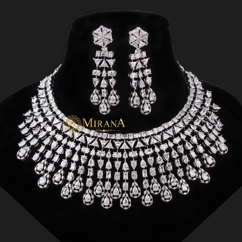 Angela Waterfall Necklace Set