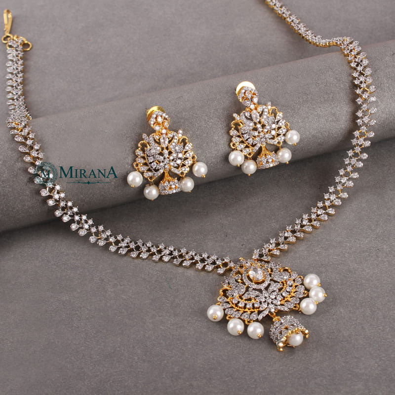 Akanshi  Designer Long Necklace Set