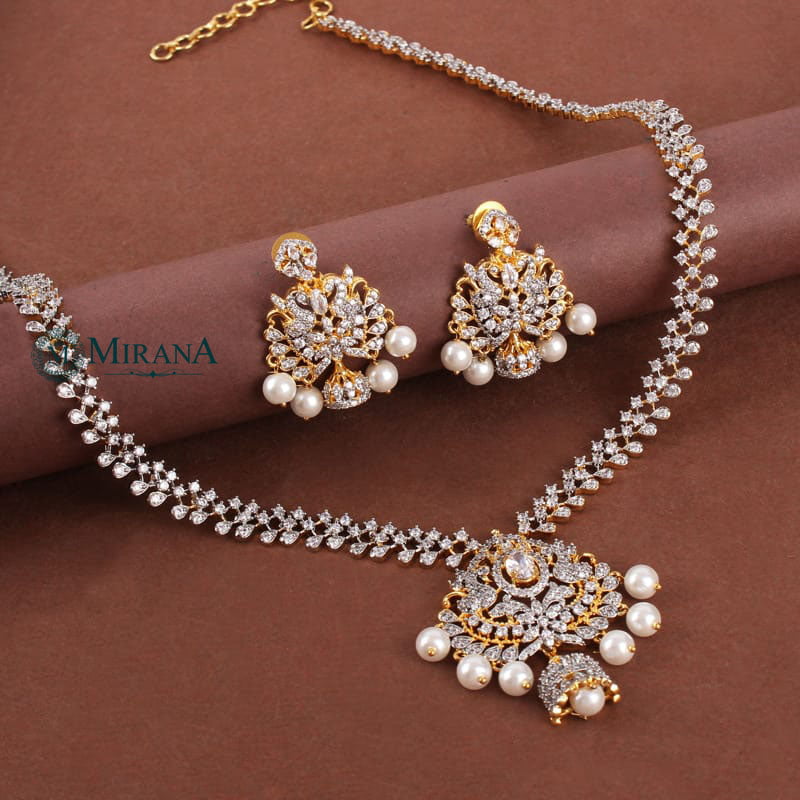 Akanshi  Designer Long Necklace Set