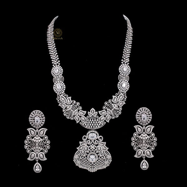 Arinya Designer Long Necklace Set