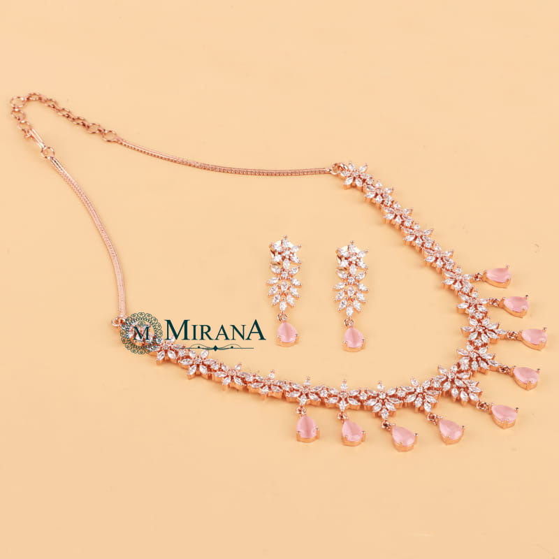 Naisha Pastel Colored Designer Necklace Set