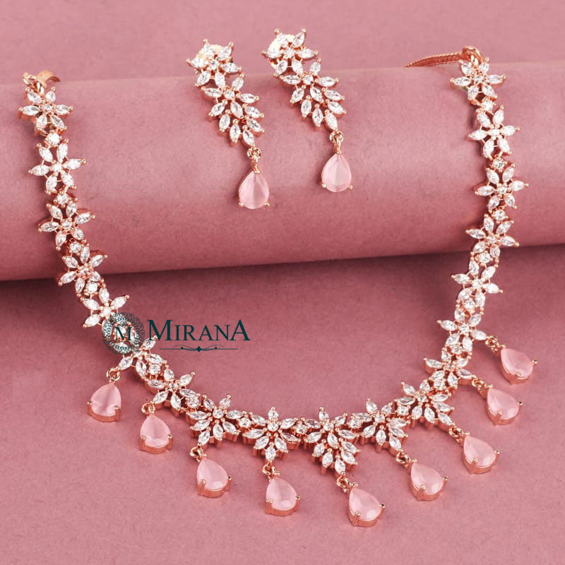 Naisha Pastel Colored Designer Necklace Set