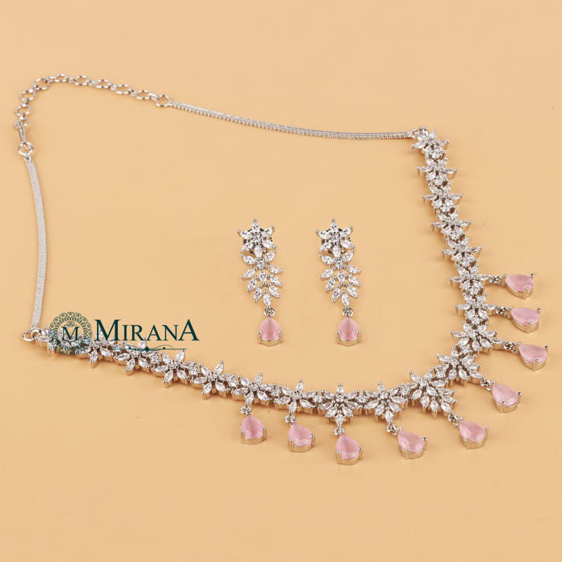 Naisha Pastel Colored Designer Necklace Set