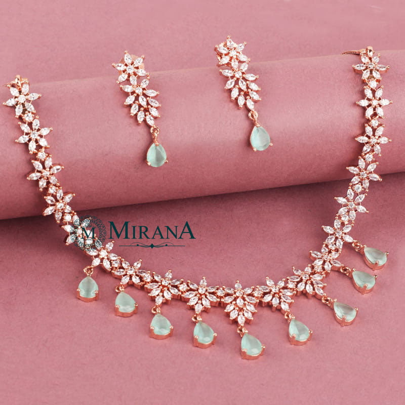 Naisha Pastel Colored Designer Necklace Set