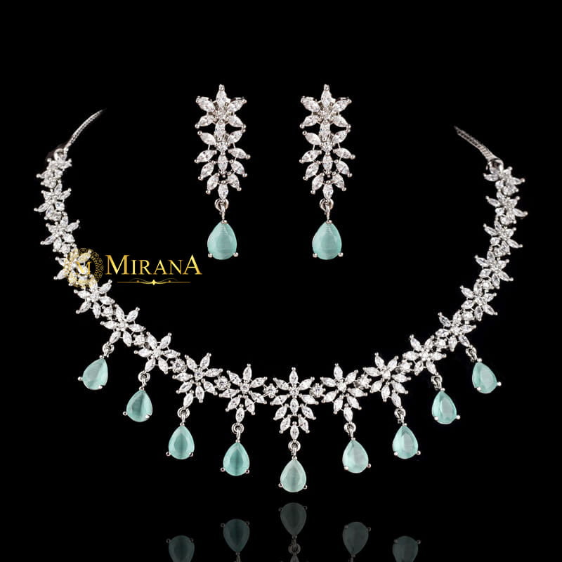 Naisha Pastel Colored Designer Necklace Set