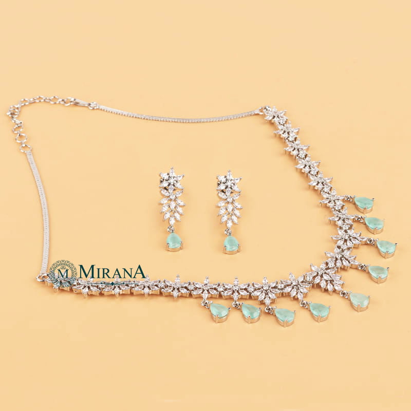 Naisha Pastel Colored Designer Necklace Set