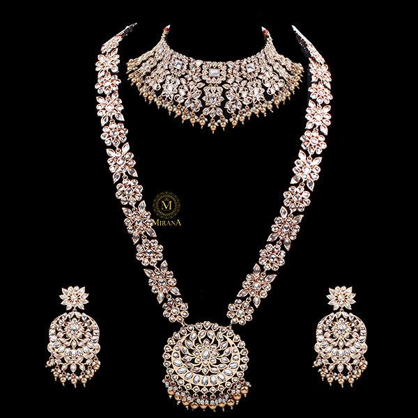 Kashvi Polki Bridal Designer Necklace Set