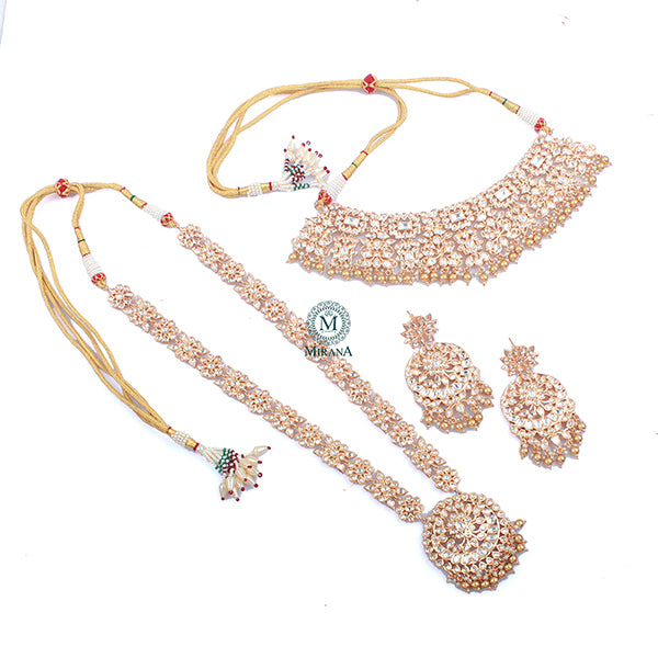 Kashvi Polki Bridal Designer Necklace Set