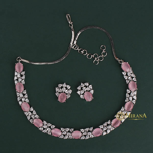 Laura Pastel Pink Party Necklace Set