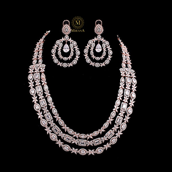 Livia Triple Layered Designer Necklace Set