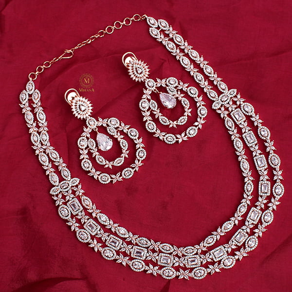 Livia Triple Layered Designer Necklace Set