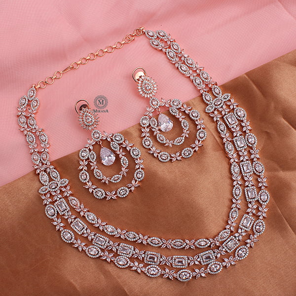 Livia Triple Layered Designer Necklace Set