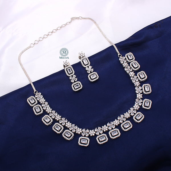 Ruma CZ Designer Necklace Set