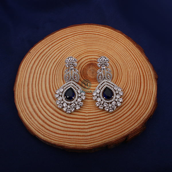 Laisha Sapphire Blue Designer Necklace Set