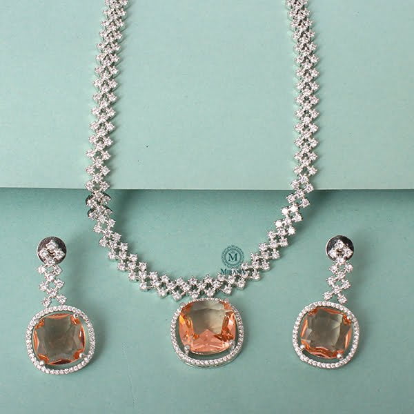 Nomisha Champagne Color Necklace Set