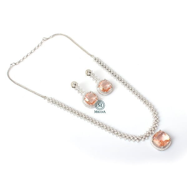 Nomisha Champagne Color Necklace Set