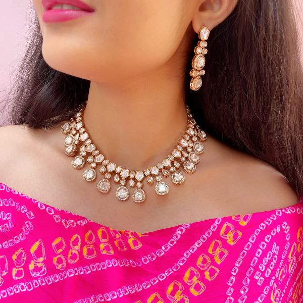 Aashi Polki Designer Necklace Set